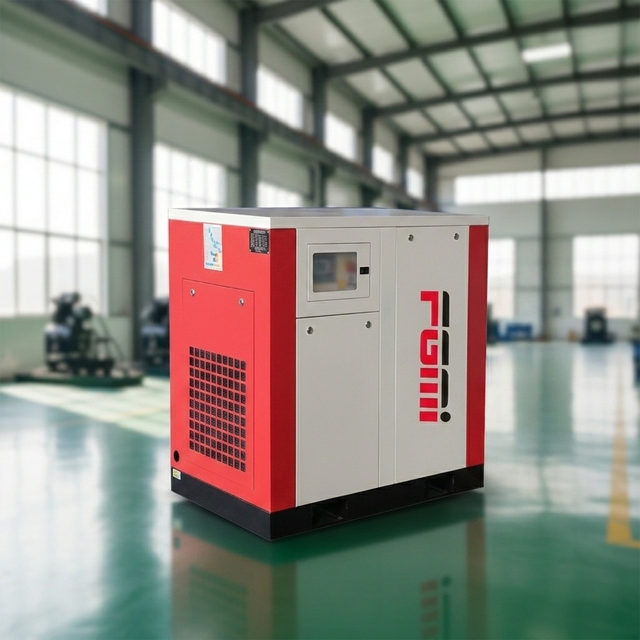 Top Quality Rotary Screw Air Compressor Permanent Magnet Variable Speed Drive CE Certified for Industrial Factory