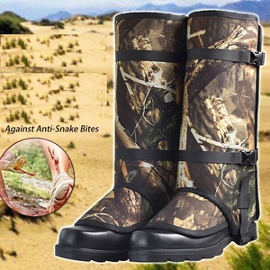 Camo uomini e donne caccia campeggio escursionismo Anti Biter Proof Snake ghetta <span class=keywords><strong>Leggings</strong></span> protezione dal morso Chaps <span class=keywords><strong>con</strong></span> taglia S e L - Product Image 4