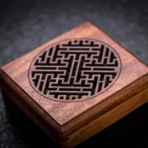 Incense Stick Holder With a unique carved design, this wooden incense burner is both beautiful and practical
