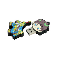 Mafalda-memoria Usb de 128 GB, Pendrive divertido de 32GB, 64GB, 8 GB, 4GB, 16GB, 128 GB, 256GB