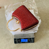 Luxe mode plein diamant dames diamant sac paillettes dîner haute chic dames pochette sac tendance 2024