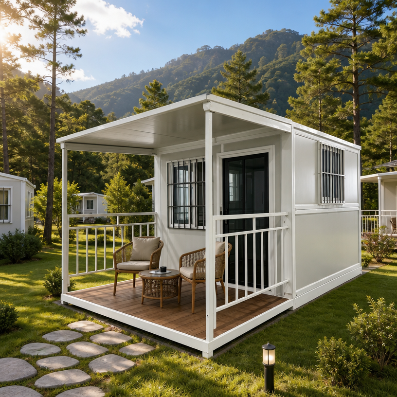 Modular Changing Booths Folding Portable Insulated Container House Eco Friendly Living Unit for ...