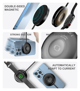 Vente en gros <span class=keywords><strong>Montre</strong></span> téléphone magnétique rapide multifonction universelle <span class=keywords><strong>Chargeur</strong></span> sans fil 3 en 1 pour iPhone Samsung - Product Image 6