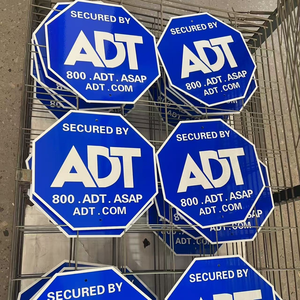 Señal <span class=keywords><strong>de</strong></span> Advertencia <span class=keywords><strong>de</strong></span> <span class=keywords><strong>Seguridad</strong></span> para el Hogar <span class=keywords><strong>ADT</strong></span> Azul, Placa Octogonal <span class=keywords><strong>de</strong></span> Protección <span class=keywords><strong>de</strong></span> Propiedad Resistente a la Intemperie <span class=keywords><strong>de</strong></span> 10 Pulgadas - Product Image 2