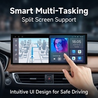 Reproductor Multimedia para Auto con Pantalla Táctil Android de 12.3 Pulgadas, GPS, Navegación, Carplay, Universal para Camry 2015-2016