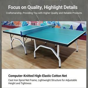 Mesa de Ping Pong Premium, Mesa de Tenis de Mesa Móvil Personalizada con Ruedas, Juego de Interior para Deportes Escolares - Product Image 5