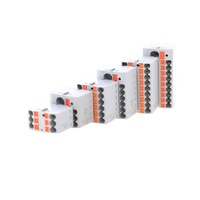 Bloc de jonction haute tension à insertion rapide JUT15-6-10x2.5, bloc de distribution d'alimentation 10 voies pour câblage d'armoire 690V 24A