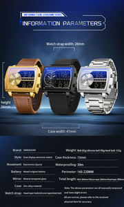Reloj de Pulsera de Cuarzo para Hombre Sanda 6163 en Stock, 1 Pieza con Logotipo Personalizado, 50 Piezas de Fábrica, Fabricante OEM ODM, Diseño de Esfera de Lujo - Product Image 2