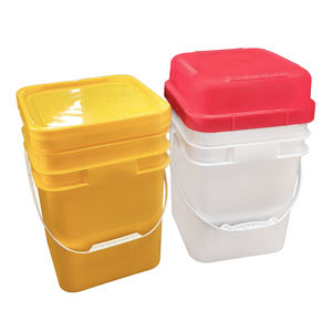 खाद्य ग्रेड सुरक्षित पेंट पॉपकॉर्न कस्टम सस्ते बड़े 2l 5l 10l 20l 25l 2l 5 गैलन 5 गैलन सफेद प्लास्टिक बकेट लिड्स हैंडल मूल्य के साथ - Product Image 3