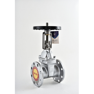 Válvula de Compuerta Manual de Acero Inoxidable 304/316 de Alta Calidad Z41X SHJD con Vástago Abierto y Brida Oscura para Agua, Aceite y Gas - Product Image 1