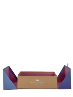Nouveaux produits à la mode Solutions d'emballage élégantes et élégantes imprimées de luxe personnalisé Boîte-cadeau en papier à double porte
