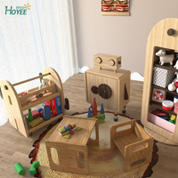 Table et chaise de sevrage Montessori, véritable bois dur, bureau pour la lecture des tout-petits, l'heure des collations, la salle de jeux