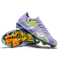 Chaussures de Football d'Intérieur Professionnelles Personnalisables CR7, Noir, pour Entraînement de Futsal, Tailles 35-47