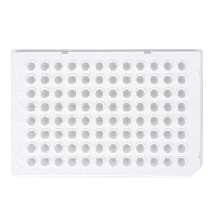 Plaque PCR blanche semi-encadrée de 96 puits de 0,1 ml pour laboratoire - Product Image 2