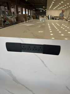 <span class=keywords><strong>Table</strong></span> à manger carrée personnalisée Chameleon, style moderne et luxueux, multifonctionnelle, en pierre frittée, pour la maison, l'hôtel, la salle à manger, garantie 5 ans - Product Image 6