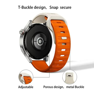 <span class=keywords><strong>Bracelet</strong></span> sport ajustable 20mm 22mm, étanche, étanche, en <span class=keywords><strong>silicone</strong></span> souple, pour Samsung <span class=keywords><strong>Galaxy</strong></span> <span class=keywords><strong>Watch</strong></span> <span class=keywords><strong>Active</strong></span> <span class=keywords><strong>2</strong></span> Band - Product Image 2