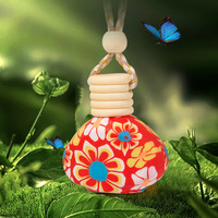 Désodorisant de voiture portable suspendu en poterie souple, élimination des odeurs, aromathérapie, fournitures cadeaux en stock
