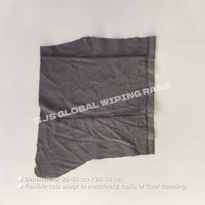 Paños de limpieza de algodón de vellón de colores, paños de limpieza industriales de algodón para suelos, paños de limpieza de algodón tipo sudadera - Product Image 3