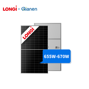 ประสิทธิภาพสูงสำหรับแผงโซลาร์เซลล์ Longi Solar 645 วัตต์ แบบ N-Type Half Cell โครงอะลูมิเนียม IBC ระบบโซลาร์เซลล์สำหรับบ้าน 10 แผง ประสิทธิภาพ 24.8% รุ่น LR7-7 - Product Image 4