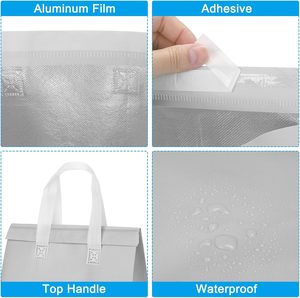 Bolsa Térmica Personalizada Desechable de Tela No Tejida para Comida para Llevar, Bebidas Frías y Calientes, Café, para Restaurantes y Entrega de Vasos - Product Image 4