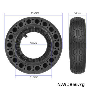 Pneu plein en caoutchouc nid d'abeille 8*2 8.5*2 8*2.5 10*2 10*2.5 200*50, sans gonflage, durable, anti-explosion, antidérapant, pneu plein creux - Product Image 4
