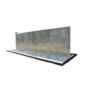 Barrières de scène pliantes en aluminium 1m*1.25m*1m pour spectacles - Product Image 1