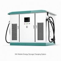 Station de recharge mobile tout-en-un pour zones de services routiers, stations de bus, secours d'urgence et recharge rapide de véhicules électriques