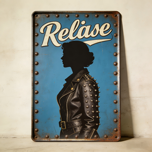 Insegne Metalliche Retrò Personalizzate per Garage, Offerta Esclusiva all'Ingrosso, Insegne Metalliche con Ragazze Pin-up - Product Image 3