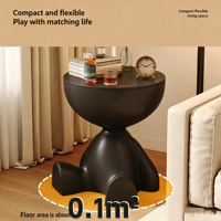 Table de chevet moderne en bois, design créatif et tendance, mobile, mini table d'appoint, table basse, étagère de rangement pour canapé, pour petit appartement et chambre à coucher