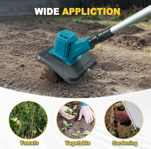 Motoculteur de jardin électrique sans fil Portable 21V 6 "largeur de travail 9" profondeur cultivateur d'économie de travail à haute efficacité pour jardin - Product Image 3