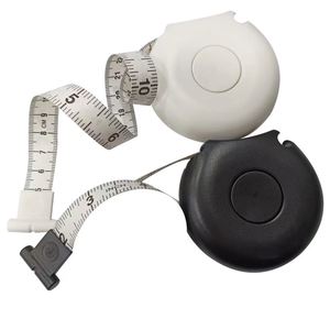 Cinta Métrica Retráctil Personalizada de 2 Metros con Doble Escala y Botón de Bloqueo para Medir la Circunferencia Corporal - Product Image 1