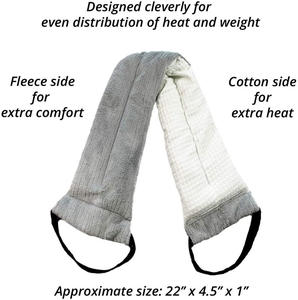 Bantalan Pemanas Pemberat Pereda Nyeri Alami, Paket Terapi Dingin Panas Pembungkus - Product Image 2