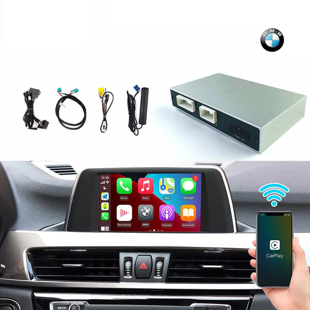 Wireless Apple CarPlay & Android Auto Mirror Link with 1 Year Warranty for BMW E90/E92/E93 Models