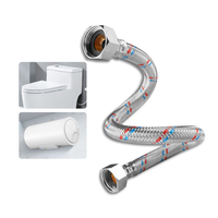 Tuyaux tressés 1/2 pouces EPDM tube intérieur en caoutchouc tuyau de plomberie ligne d'alimentation en eau Flexible pour salle de bain