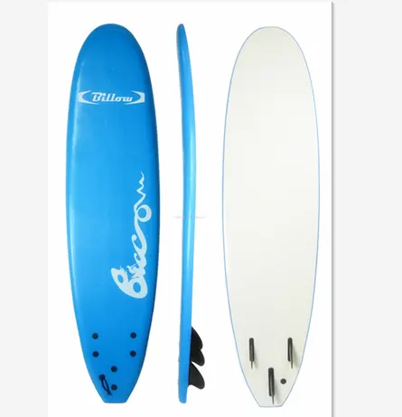 वैक्यूम बैग में Softboard और नरम सर्फ़बोर्ड प्रौद्योगिकी नीले यूनिसेक्स पानी के खेल उत्पादों के सागर पानी 1 सेट/गत्ते का डिब्बा लहर सर्फिंग 6"