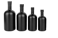 Botol Minuman 500ml 750ml Red Level Whiskey Black Label Whisky, Botol Kaca Kristal Bentuk Khusus, Gabus, Jus Buah, Anggur, Minuman, Tequila