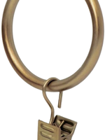 Anneaux de fixation pour rideaux en métal Ivilon - Lot de 14, or chaud, 1,7 pouces, pour panneaux