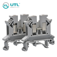 UTL OEM fabrication clips de rail din connecteurs de fils électriques bornier à vis bornier blok dinrail