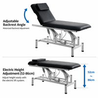 Table de massage électrique professionnelle pour salon de beauté, soins du visage, extensions de cils, SPA, mobilier de salon, réglable, certifiée CE, luxe, lit de manucure