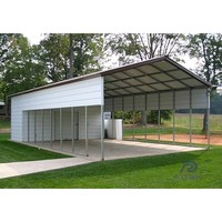 30x40 pieds structure en acier robuste complète hangar en métal préfabriqué portable voiture garage abri auvent
