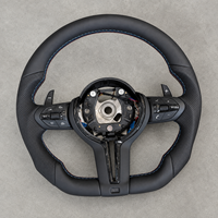   Volant en cuir personnalisé M Sport pour F10 F30 E90 F20 F22 F32 F36 M3 M4 M5 X5 X6, amélioration de l'intérieur de la voiture