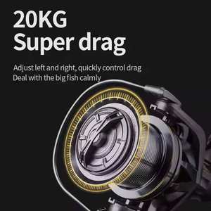 รอกตกปลาทะเลโลหะแบบ Double Loading สำหรับตก<span class=keywords><strong>ปลา</strong></span><span class=keywords><strong>คา</strong></span><span class=keywords><strong>ร์</strong></span>พ อุปกรณ์ตกปลา<span class=keywords><strong>คา</strong></span><span class=keywords><strong>ร์</strong></span>พ - Product Image 4