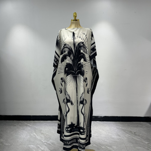 Nouvelle Robe Décontractée et Élégante Ample Style Africain Grande Taille Confortable et Respirante pour Printemps et Été – Idéale pour l'Extérieur - Product Image 4