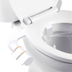 Насадка для биде, самоочищающийся белый распылитель для унитаза - Product Image 1