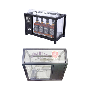 Botellas de agua acrílicas para mesa, contenedor de hielo para cerveza, punto de venta, tienda al por menor - Product Image 1