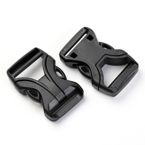 หัวเข็มขัดพลาสติกแบบปรับได้ 25 มม. สีดำ อุปกรณ์เสริมสายสะพายกระเป๋าเป้สะพายหลัง ห่วงรูปตัว D ตัวล็อคแบบสแนป น้ำหนักเบา ทนทานต่อการสึกหรอ สปริง 2024 - Product Image 3