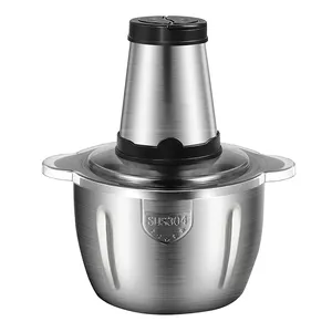 Atacado Home Kitchen Food Grinders Cheap Máquina Chopper De Carne De Aço Inoxidável Máquina automática Elétrica Meat Grinder chopper