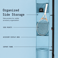Tente de réception pliable avec panneaux latéraux en toile Oxford et poches de rangement pour salons professionnels, événements en plein air, camping