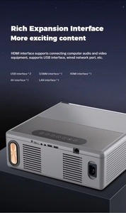 Projecteur vidéo haute résolution de qualité supérieure, projecteur grand format AN37 <span class=keywords><strong>4K</strong></span>, projecteur Full HD natif 1080P, projecteur Datashow - Product Image 3