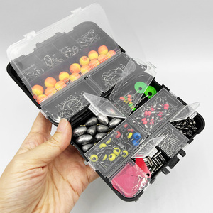 Juego de 264 Accesorios de Pesca con Caja de Aparejos, Incluye Alicates de Pesca, Anzuelos, Plomos, Emerillones, Broches y <span class=keywords><strong>Flotadores</strong></span> - Product Image 3